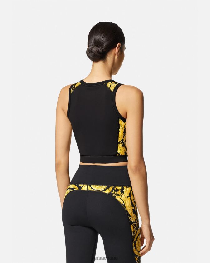 نحيف حمالة صدر رياضية من باروكو Versace أسود 0FVD2J232 ملابس