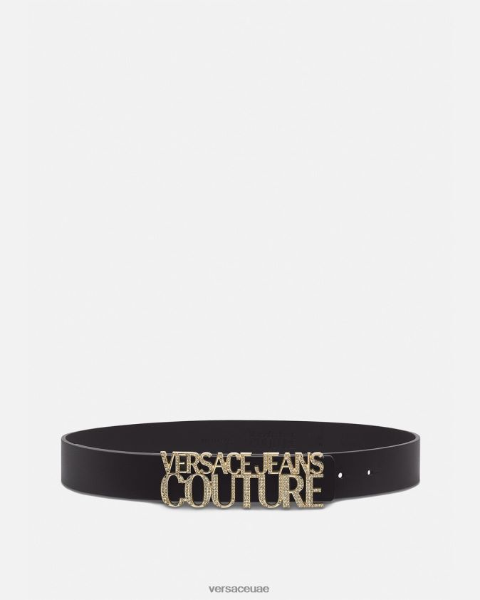 نحيف حزام جلد الشعار Versace أسود 0FVD2J2338 مُكَمِّلات