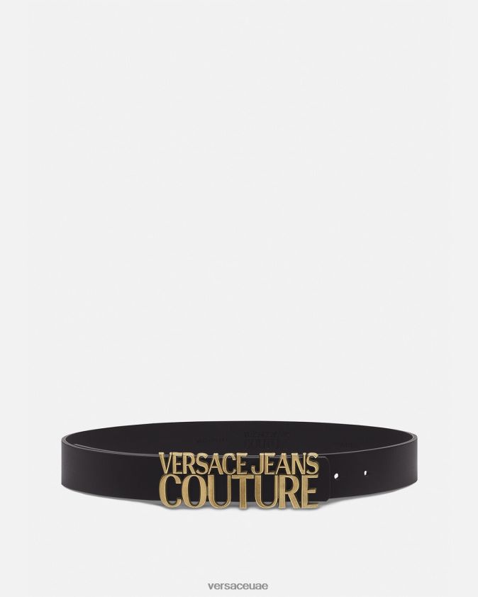 نحيف حزام جلد الشعار Versace أسود 0FVD2J2339 مُكَمِّلات