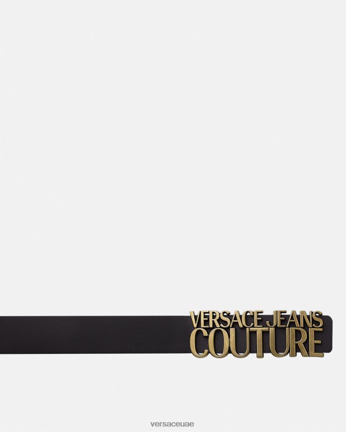 نحيف حزام جلد الشعار Versace أسود 0FVD2J2339 مُكَمِّلات