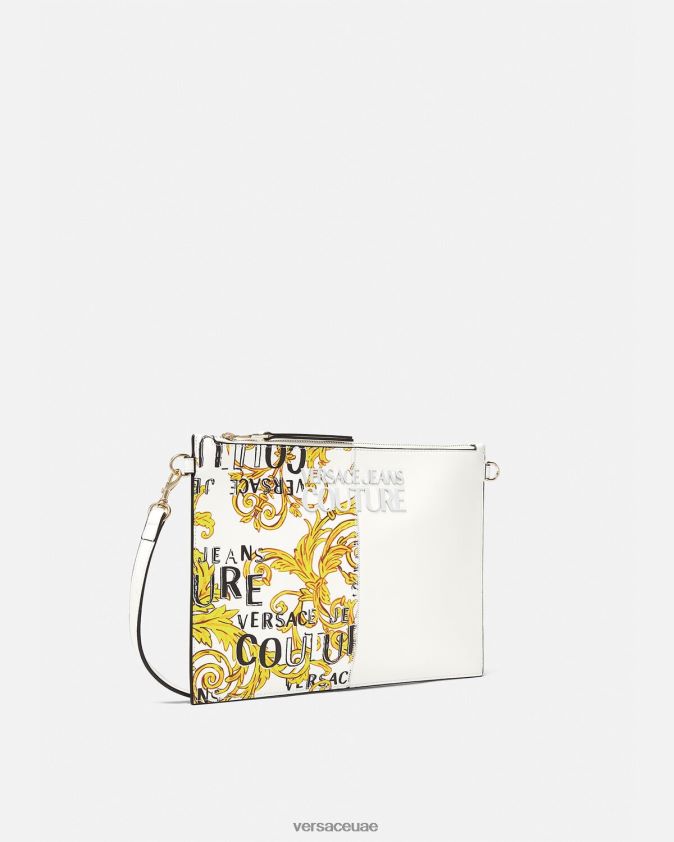 نحيف الحقيبة تصميم الأزياء الشعار Versace الذهب والأبيض 0FVD2J2348 مُكَمِّلات