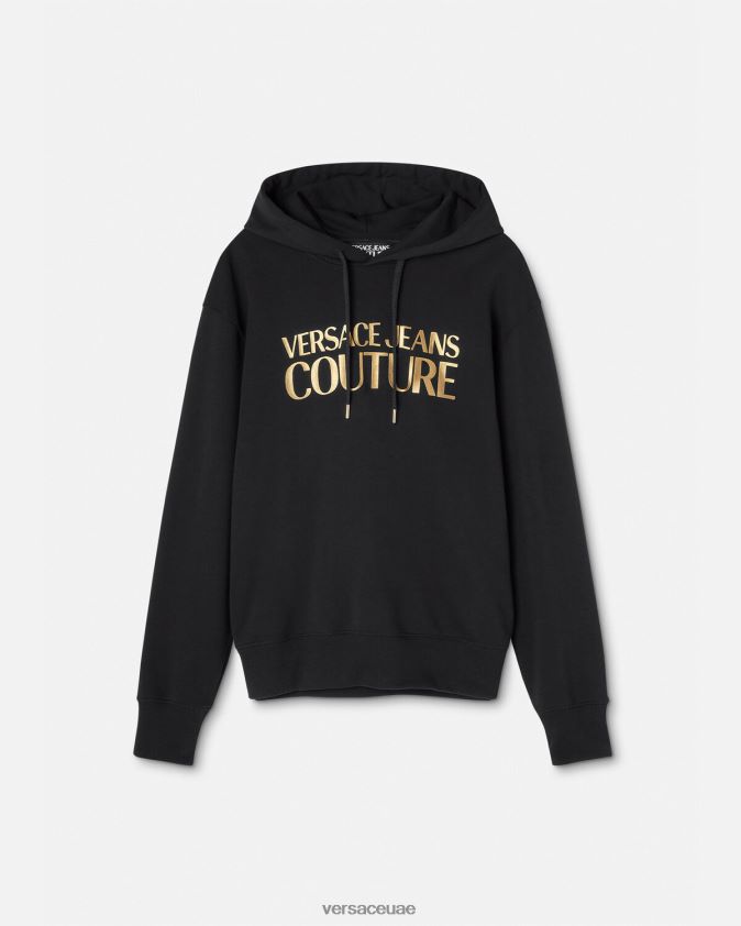 رجال هوديي الشعار Versace الذهب الأسود 0FVD2J2362 ملابس