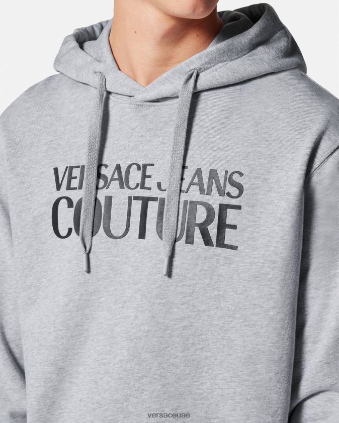 رجال هوديي الشعار Versace رمادي 0FVD2J2378 ملابس