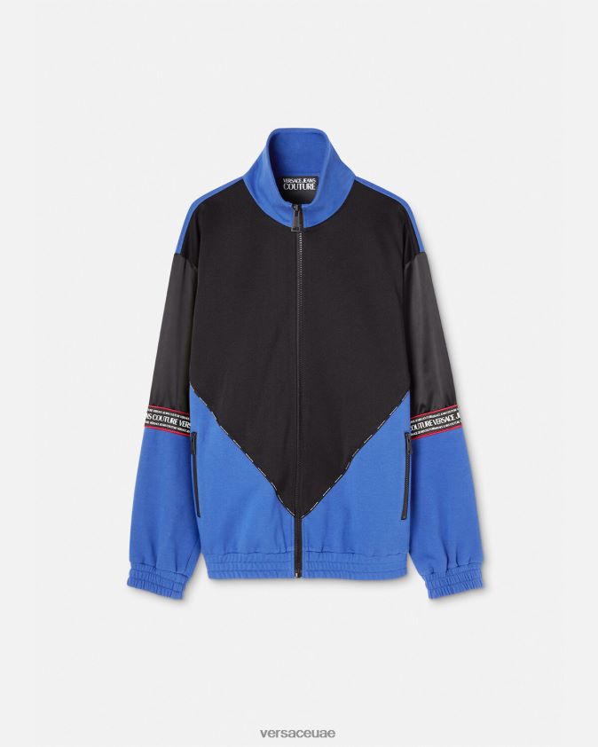 رجال سويت شيرت بشعار الماركة Versace أسود 0FVD2J2409 ملابس