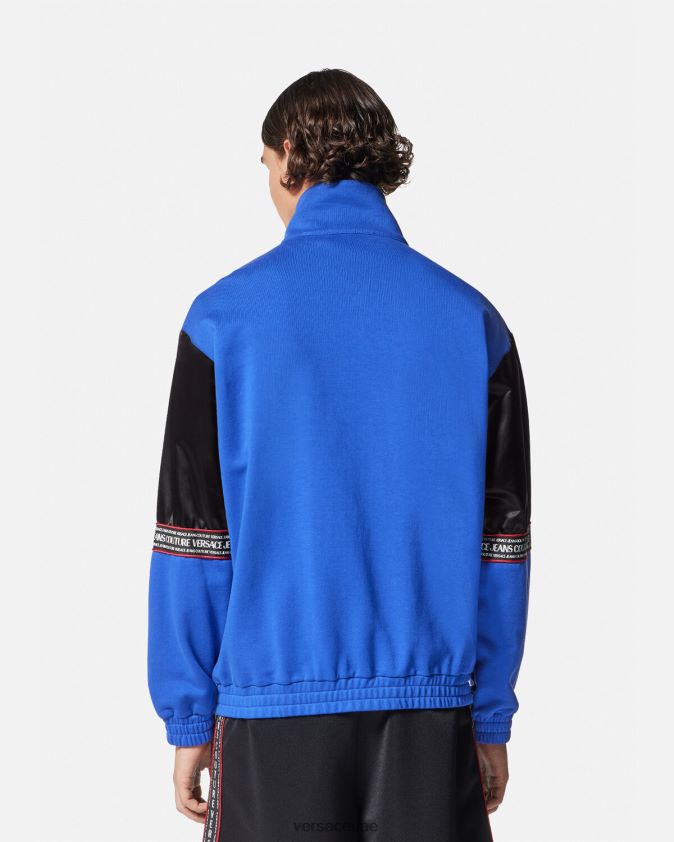 رجال سويت شيرت بشعار الماركة Versace أسود 0FVD2J2409 ملابس
