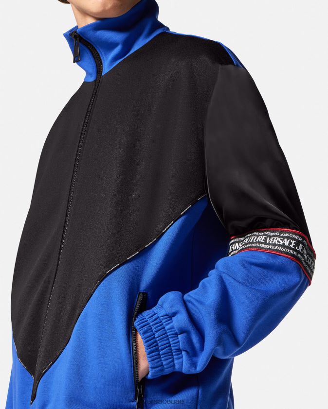 رجال سويت شيرت بشعار الماركة Versace أسود 0FVD2J2409 ملابس
