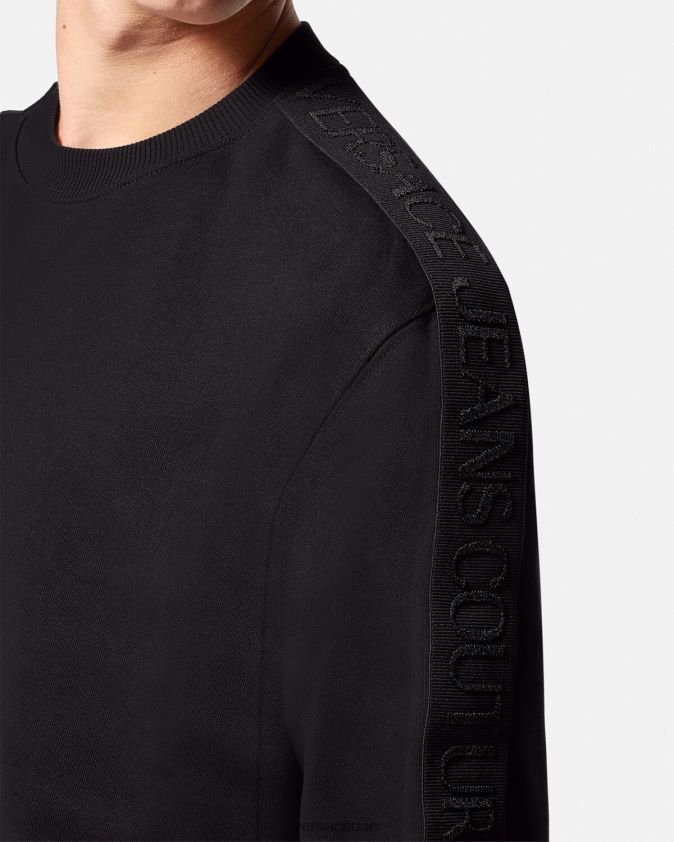 رجال سترة شعار Versace أسود 0FVD2J2410 ملابس