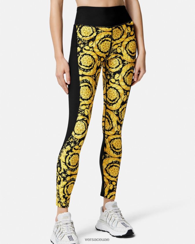 نحيف طماق الباروك Versace أسود 0FVD2J241 ملابس