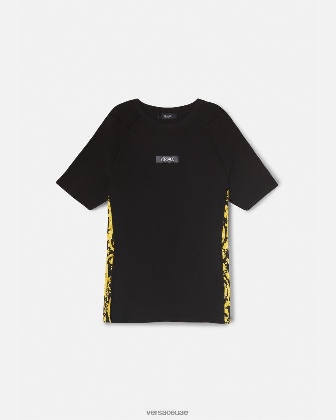 نحيف قميص باروكو للجيم Versace أسود 0FVD2J242 ملابس