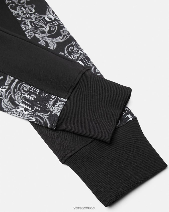 رجال بنطال رياضي بشعار الماركة Versace أسود 0FVD2J2426 ملابس