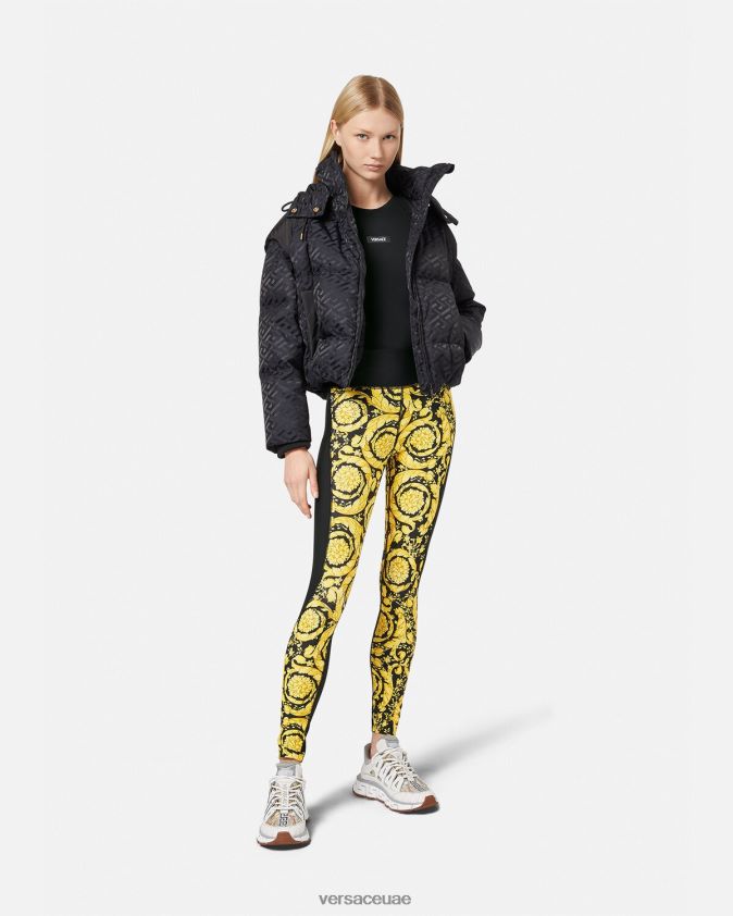 نحيف قميص باروكو للجيم Versace أسود 0FVD2J242 ملابس