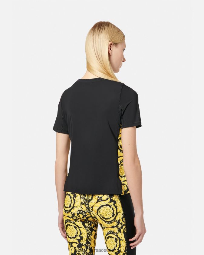 نحيف قميص باروكو للجيم Versace أسود 0FVD2J242 ملابس