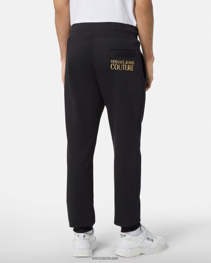 رجال بنطال رياضي بشعار Versace الذهب الأسود 0FVD2J2437 ملابس