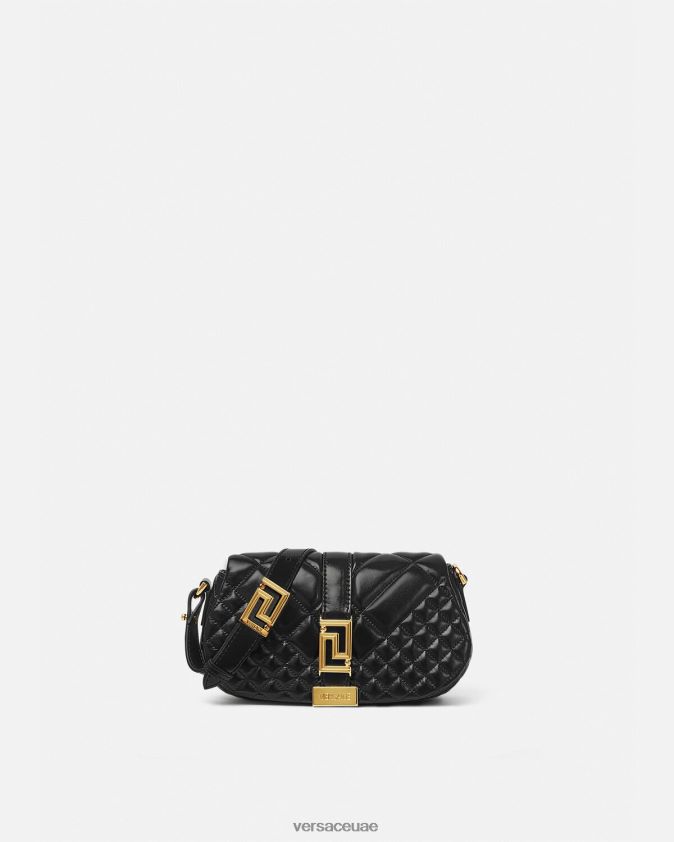 نحيف حقيبة كتف صغيرة من جريكا جوديس Versace أسود 0FVD2J244 أكياس