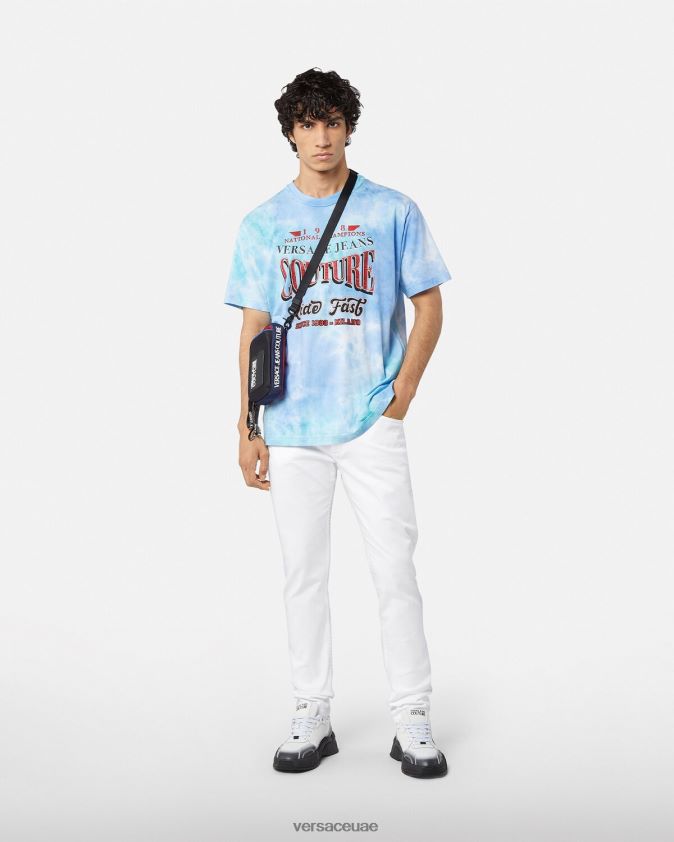 رجال جينز الشعار Versace أبيض 0FVD2J2440 ملابس