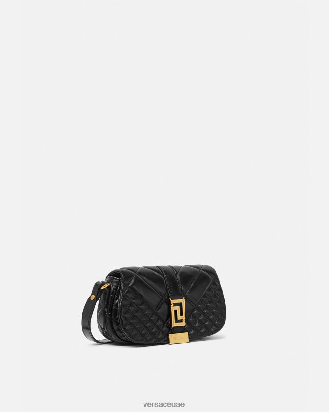 نحيف حقيبة كتف صغيرة من جريكا جوديس Versace أسود 0FVD2J244 أكياس