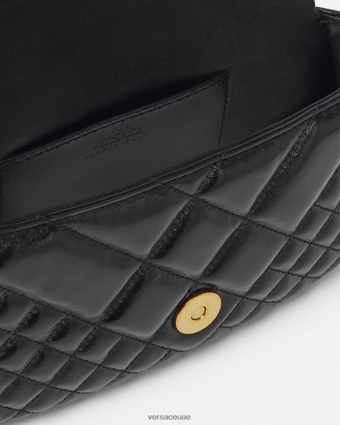 نحيف حقيبة كتف صغيرة من جريكا جوديس Versace أسود 0FVD2J244 أكياس