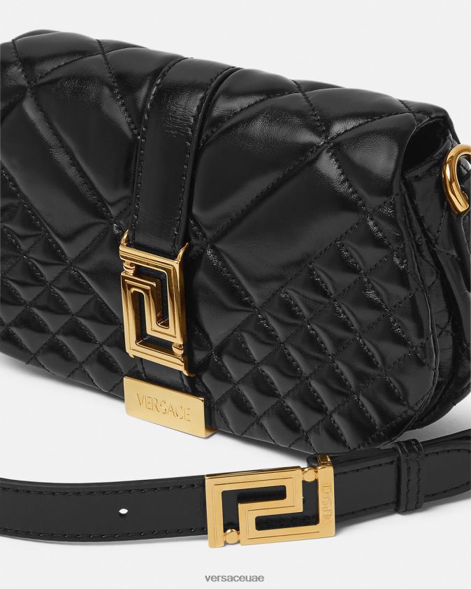 نحيف حقيبة كتف صغيرة من جريكا جوديس Versace أسود 0FVD2J244 أكياس