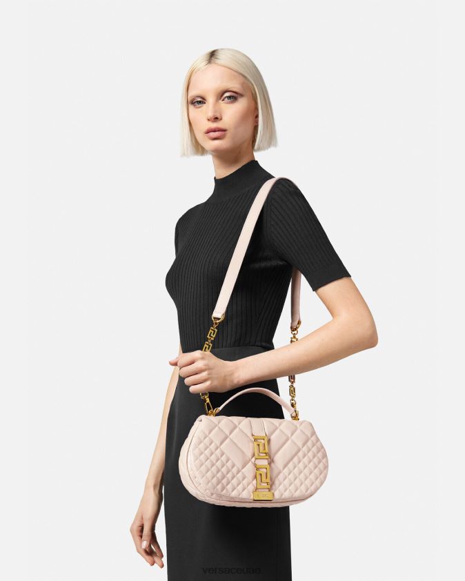 نحيف حقيبة كتف يونانية آلهة Versace وردي فاتح 0FVD2J245 أكياس