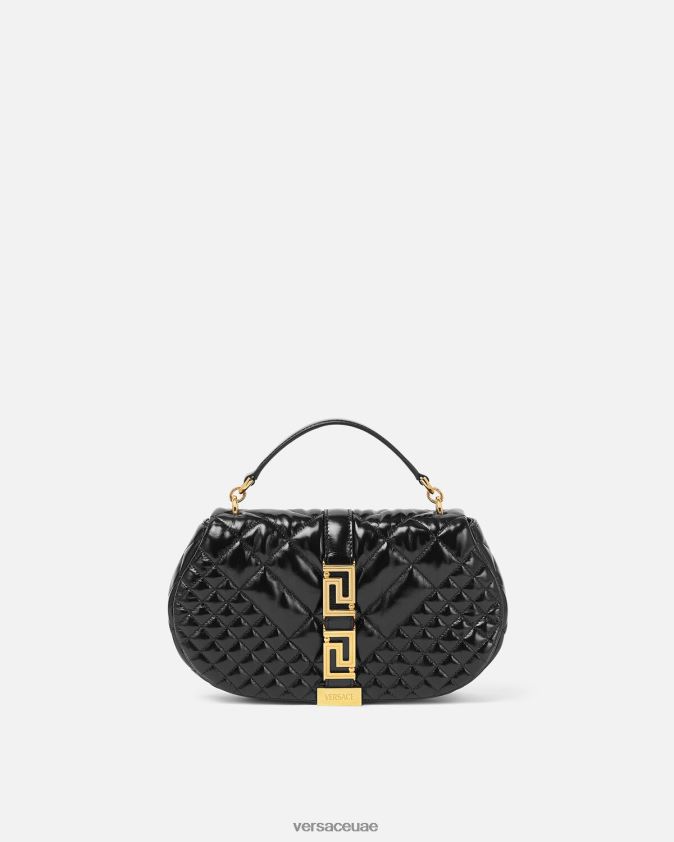 نحيف حقيبة كتف يونانية آلهة Versace أسود 0FVD2J246 أكياس