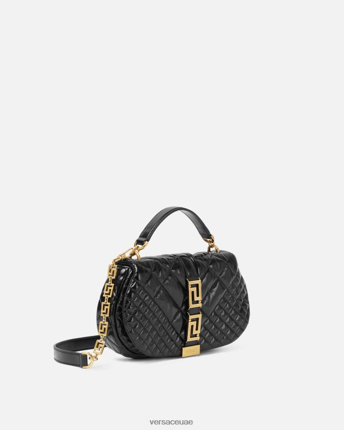 نحيف حقيبة كتف يونانية آلهة Versace أسود 0FVD2J246 أكياس