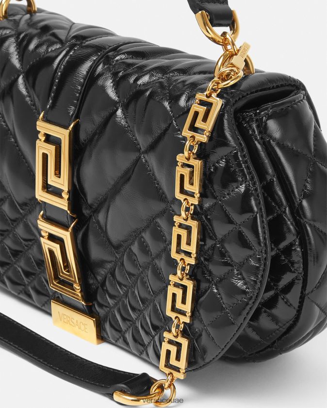 نحيف حقيبة كتف يونانية آلهة Versace أسود 0FVD2J246 أكياس