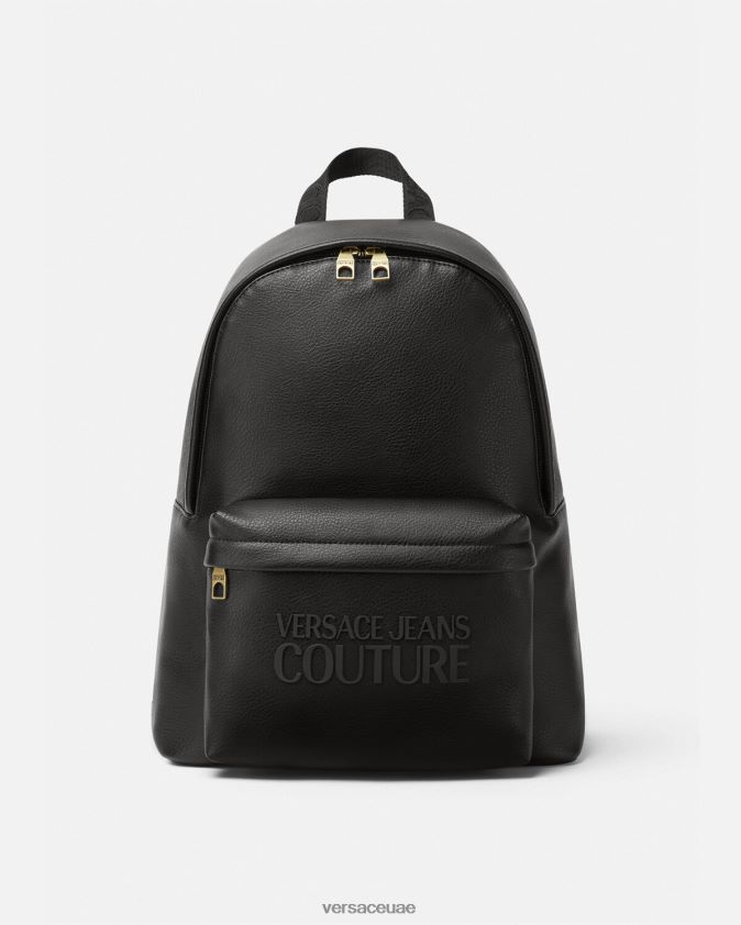 رجال حقيبة ظهر بشعار Versace أسود 0FVD2J2472 مُكَمِّلات