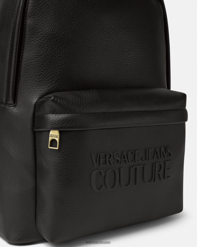 رجال حقيبة ظهر بشعار Versace أسود 0FVD2J2472 مُكَمِّلات