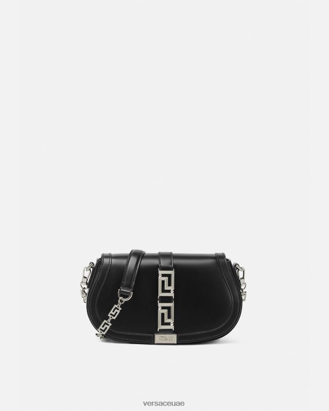 نحيف حقيبة كتف يونانية آلهة Versace أسود 0FVD2J248 أكياس
