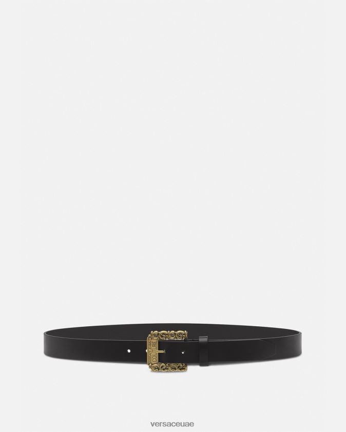 رجال حزام مشبك الباروك Versace الذهب الأسود 0FVD2J2485 مُكَمِّلات