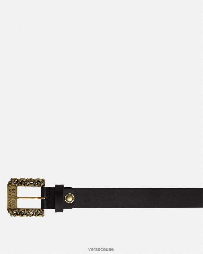 رجال حزام مشبك الباروك Versace الذهب الأسود 0FVD2J2485 مُكَمِّلات