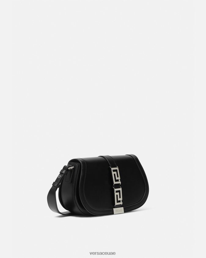 نحيف حقيبة كتف يونانية آلهة Versace أسود 0FVD2J248 أكياس