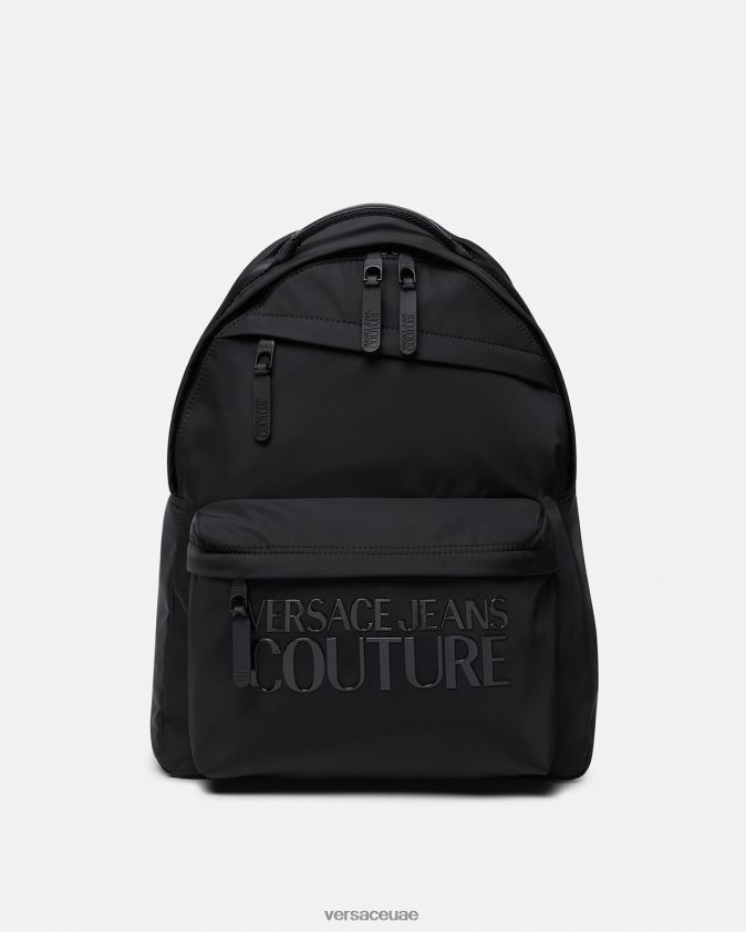 رجال حقيبة ظهر بشعار الماركة Versace أسود 0FVD2J2490 مُكَمِّلات