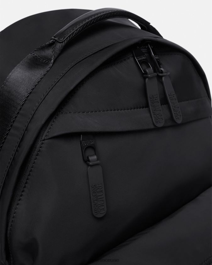 رجال حقيبة ظهر بشعار الماركة Versace أسود 0FVD2J2490 مُكَمِّلات