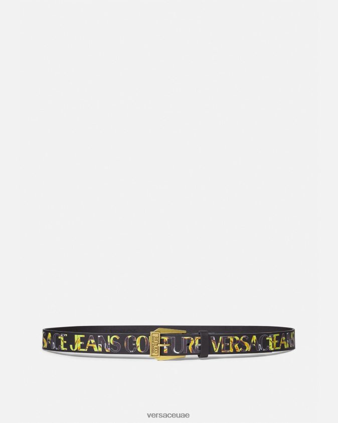 رجال حزام كوتور الشعار Versace الذهب الأسود 0FVD2J2498 مُكَمِّلات