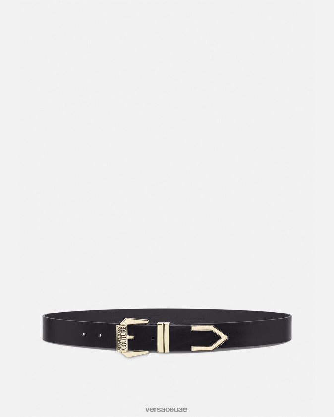 رجال حزام الشعار Versace الذهب الأسود 0FVD2J2499 مُكَمِّلات