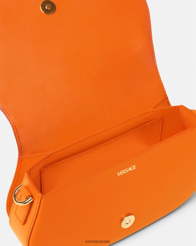 نحيف حقيبة كتف يونانية آلهة Versace البرتقالي 0FVD2J250 أكياس