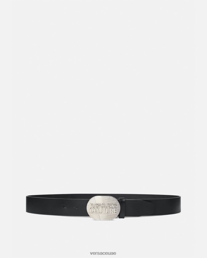 رجال حزام روديو الشعار Versace الفضة السوداء 0FVD2J2511 مُكَمِّلات