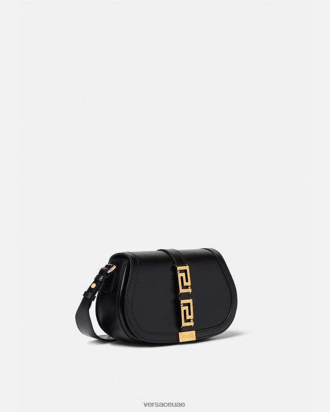نحيف حقيبة كتف يونانية آلهة Versace أسود 0FVD2J251 أكياس