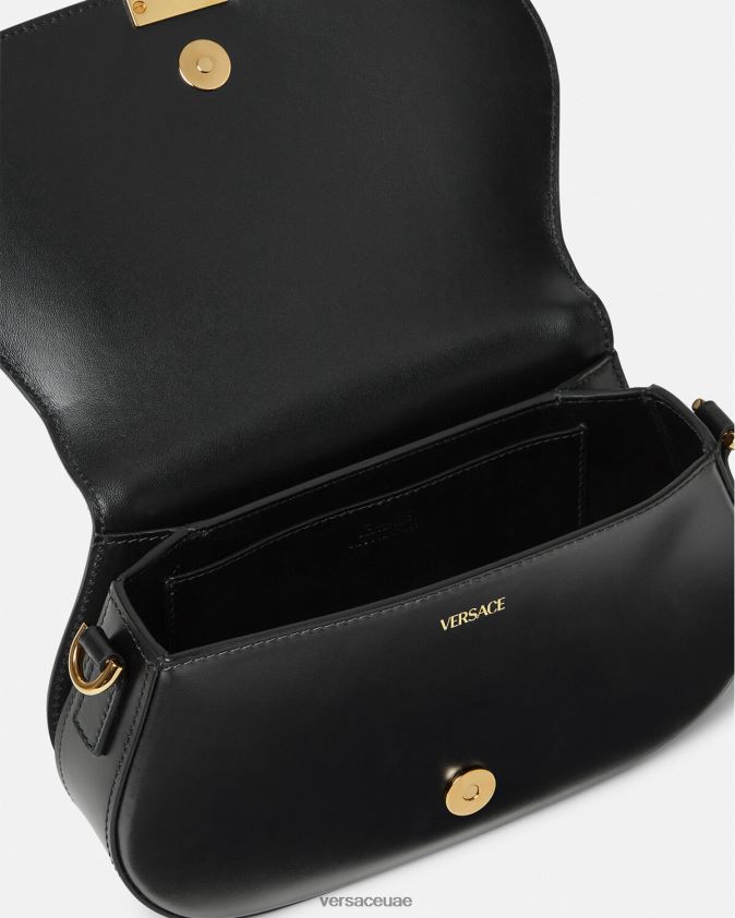 نحيف حقيبة كتف يونانية آلهة Versace أسود 0FVD2J251 أكياس