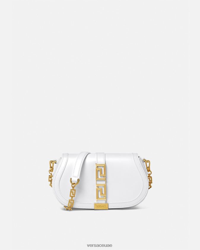 نحيف حقيبة كتف يونانية آلهة Versace أبيض 0FVD2J253 أكياس