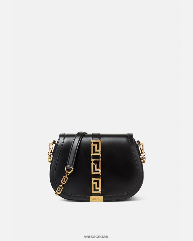 نحيف حقيبة كتف يونانية كبيرة Versace أسود 0FVD2J254 أكياس