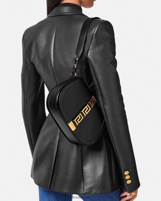 نحيف حقيبة كتف يونانية كبيرة Versace أسود 0FVD2J254 أكياس