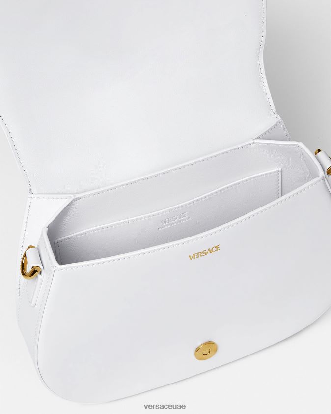 نحيف حقيبة كتف يونانية كبيرة Versace أبيض 0FVD2J255 أكياس