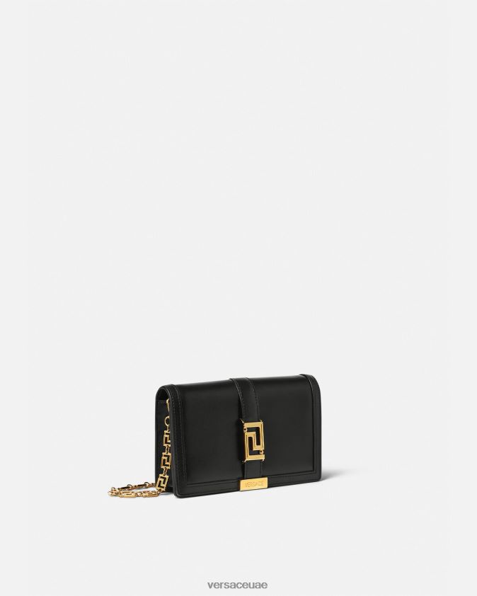 نحيف حقيبة صغيرة يونانية آلهة Versace أسود 0FVD2J256 أكياس