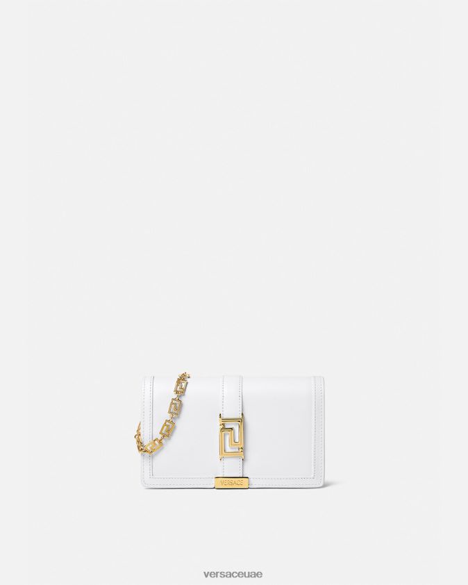 نحيف حقيبة صغيرة يونانية آلهة Versace أبيض 0FVD2J257 أكياس