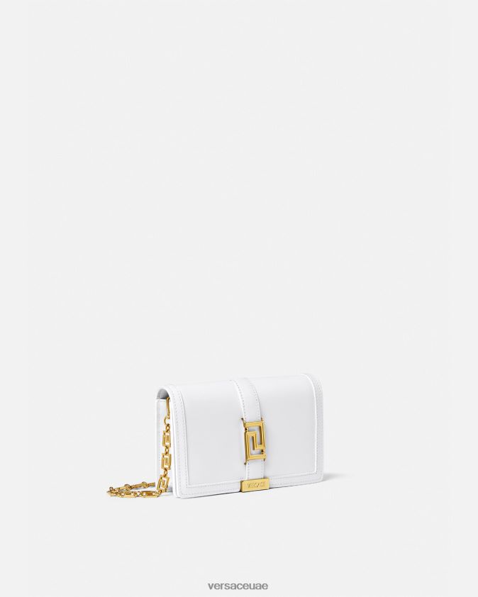 نحيف حقيبة صغيرة يونانية آلهة Versace أبيض 0FVD2J257 أكياس