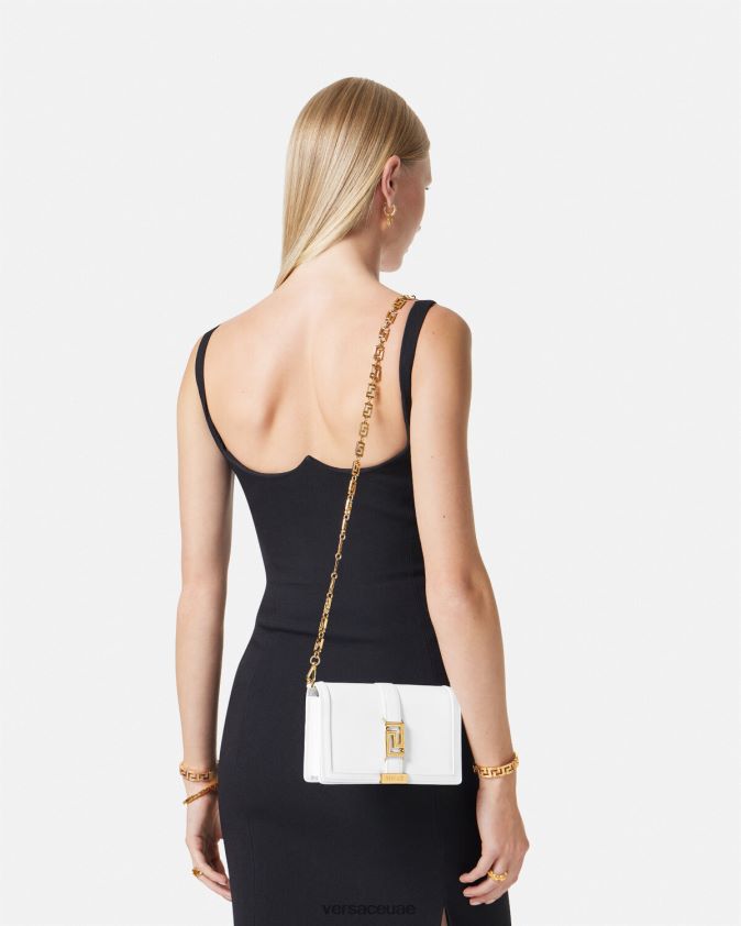 نحيف حقيبة صغيرة يونانية آلهة Versace أبيض 0FVD2J257 أكياس