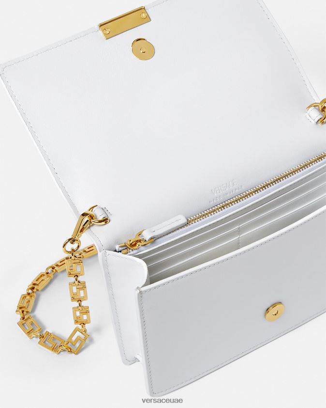 نحيف حقيبة صغيرة يونانية آلهة Versace أبيض 0FVD2J257 أكياس