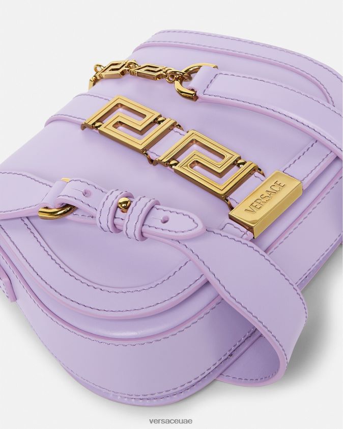 نحيف حقيبة كتف صغيرة من جريكا جوديس Versace أرجواني 0FVD2J263 أكياس